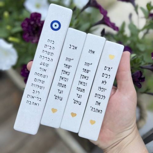 ⁦מזוזת בטון מעוצבת בהתאמה אישית | מזוזה בהתאמה אישית⁩ – תמונה ⁦7⁩