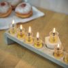⁦חנוכיה מעוצבת מבטון בעבודת יד⁩ – תמונה ⁦5⁩