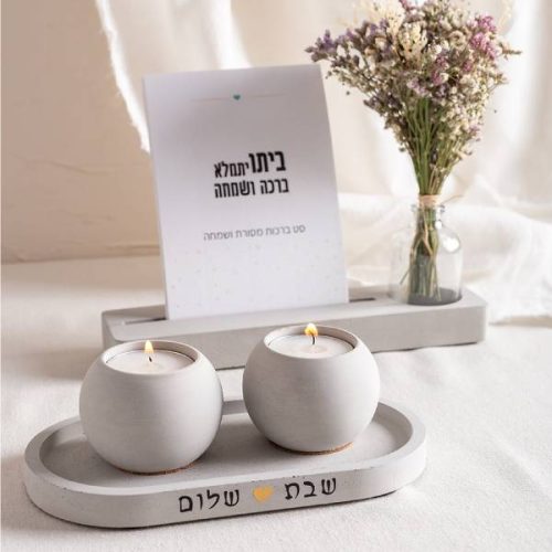 סט הדלקת נרות שבת